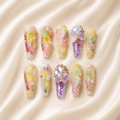 Candy Crystal Glam Nails