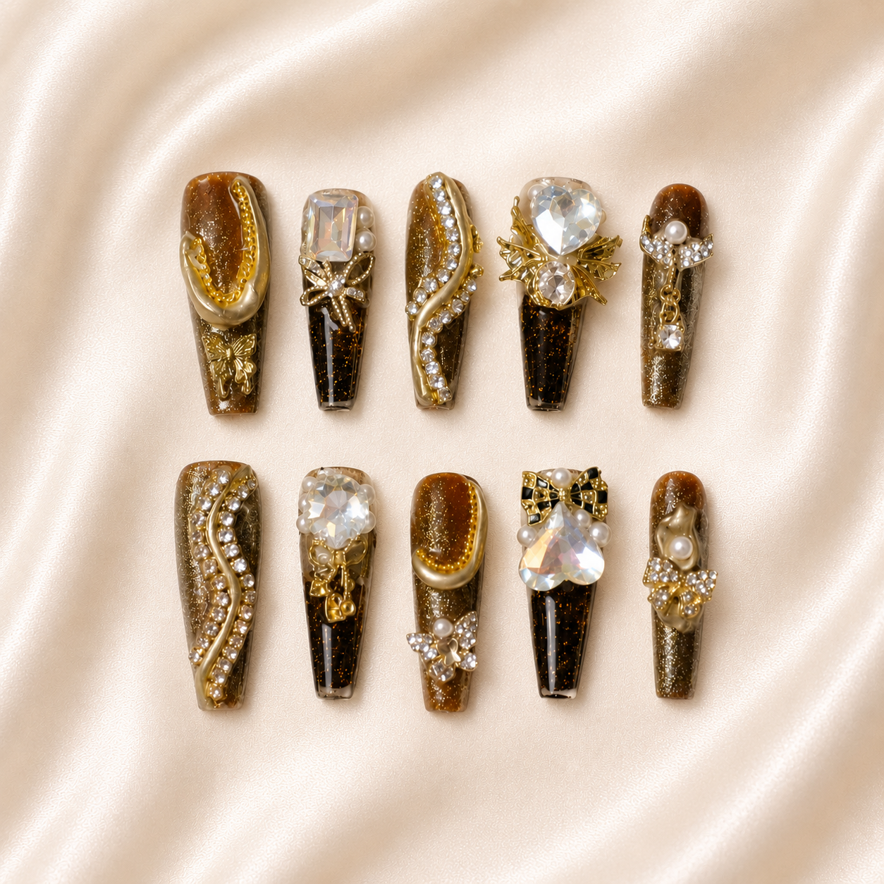 Royal Gold Opulence Nails